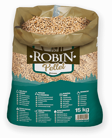 worek pelletu opałowego Robin do kupienia w Barlinku lub sklepie internetowym